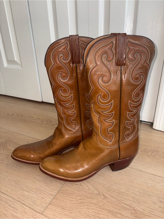 Lucchese Shoes - VINTAGE Luccheese Western cowboy boots